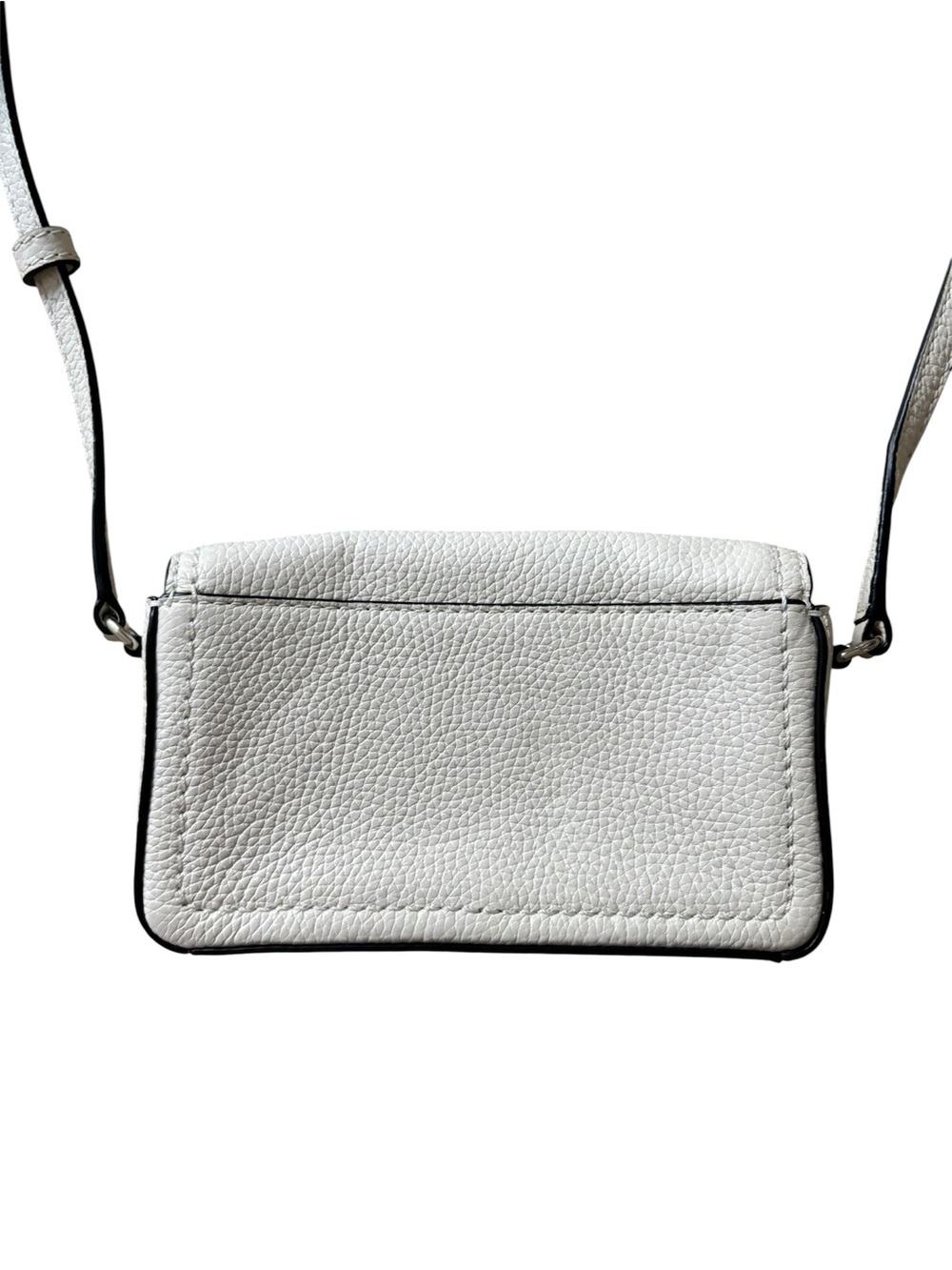 Marc Jacobs White Pebbled Leather Mini Crossbody - Picture 4 of 7